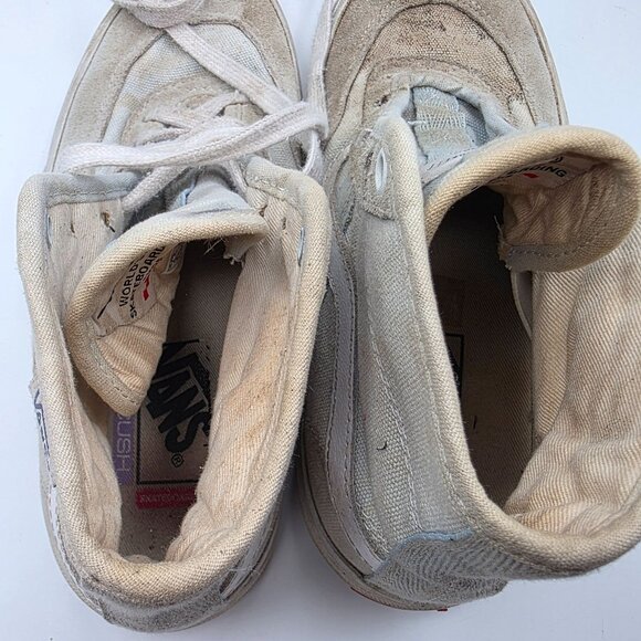 Vans Gilbert Crockett High Pro Mens Size 4.5 Triple White Skateboard Shoes main image 8